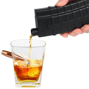 Caliber Gourmet AR Magazine 7oz Flask - Black CBG-SG-LFLASK