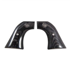Ruger 70095 Super Blackhawk Grips Square Black Laminate