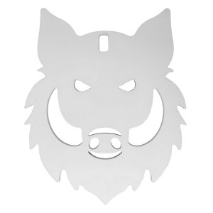 Birchwood Casey AR500 12In Boar's Head Target 3/8In Steel