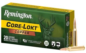 Remington Core-Lokt Copper R27855 270 Win 130 gr HP 20 Per Box