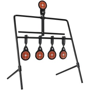 Champion 40874 Rimfire 5-Gong Auto Reset Target Black/Orange Steel