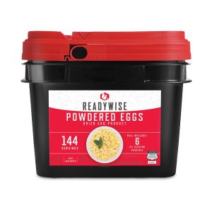 ReadyWise RW05516: 144-Serving Emergency Powdered Eggs, 25-Year Shelf Life, 67oz Bucket