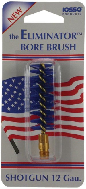 Iosso Eliminator Premium Bore Brush, Cobalt Blue Fiber, 12 Gauge - Enhanced Cleaning Action