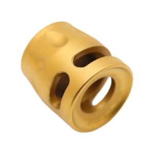 True Precision TPSMICROG Micro Compensator Gold 416R Stainless 1/2"x28 9mm