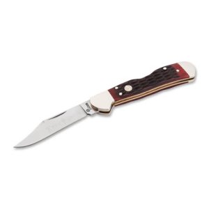 Boker TS 2.0 Copperhead Backlock Red Bone Manual Folding Knife