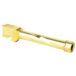 Zaffiri Precision ZP.17BTG 9MM Threaded Pistol Barrel 4.49" TiN Gold