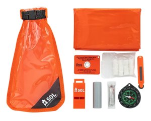 Survive Outdoors Longer 01401727 Scout Survival Kit Waterproof Orange 5.4