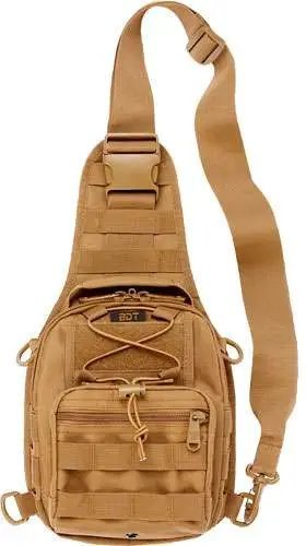 Bulldog BDT407T X-Small Tan Sling Bag with MOLLE Webbing