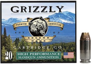 GRIZZLY GC4SW4 .40 S&W 180gr Jacketed Hollow Point 1125fps 20/Box