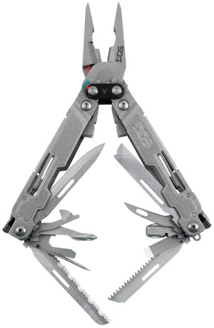SOG PowerAccess Deluxe 21-Tool Stone Washed Multi-Tool PA2001CP