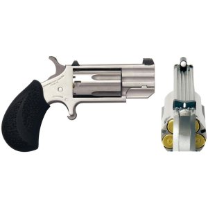 NAA Pug Ported Revolver .22 WMR 1 In Stainless 5-Shot