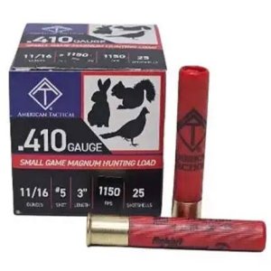 American Tactical Imports ATIAC41035 .410 Ga 5 Shot 11/16oz 25Rd