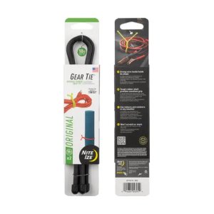 Nite-Ize Gear Tie Reusable Rubber Twist Tie GT18-01-2R3