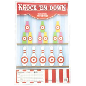 Action Target GSCARBTTL100 Knock-'Em-Down Paper Targets 23"x35" 100/Box