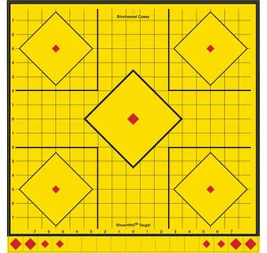 Birchwood Casey LRSIT-5PK Long Range Self-Adhesive Targets Yellow 17.75In