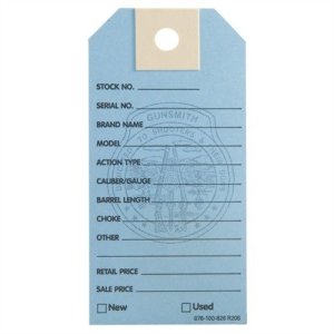 Brownells Gun Price Tags Light Blue 1000 Pack