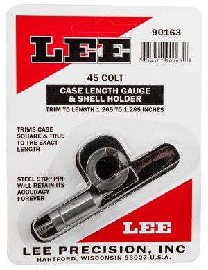 Lee Precision Case Length Gage and Shell Holder .45 Colt 90163