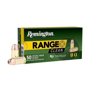 Remington Range Clean 40 S&W Flat Nose Enclosed Base 180 Grain 50 Rounds