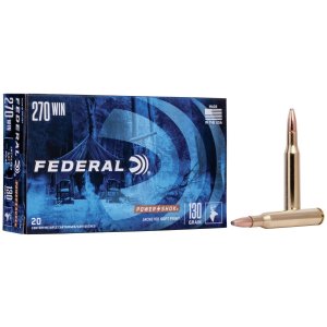 Federal 270A 270 Winchester 130 Grain Jacketed Soft Point 20 Rounds
