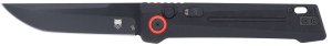 CobraTec CTIFRBLK Inferno Black Auto Knife D2 Tanto Blade