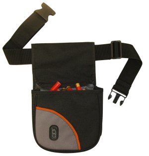 Bob Allen BA430 Club Series Divided Shell Pouch Black Nylon 26-50" Belt