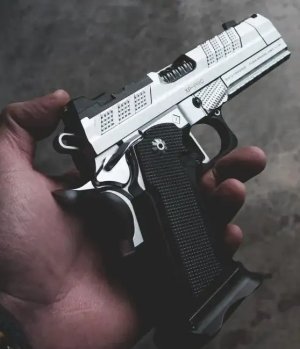 Fusion Firearms XP COMP 9mm 4.6In 17Rd Chrome Optics Cut Thumb Safety