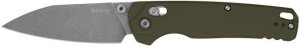 Kershaw Bel Air XL 3V Plain Edge Alum Coated Olive Manual Open