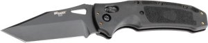 Hogue K320 Nitron 3.5 Inch Tanto Blade Able Lock Black Folder