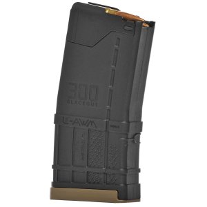 Lancer 999-000-4280-05 L5AWM 20rd .300 Blackout AR-15 Magazine Black