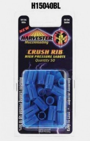 Harvester Muzzleloading 50 Cal. Crush Rib Sabots Fit .40 Cal Bullets 50/pk
