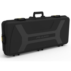 Plano AW2 Ultimate Compound Bow Case - Black, Molded EVA, Pressure Release, Dri-Loc Seal, Dual Stage Latches