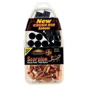 Harvester Muzzleloaders Scorpion 50 CAL 240Gr .451 Funnel Point 20Pk H65240
