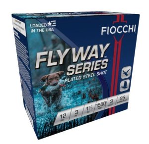 Fiocchi 123ST153 Flyway 12Gauge 3" 1 1/5oz 3Shot 25 Per Box/10 Case