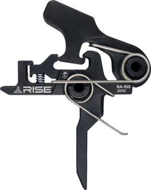 Rise Armament Two-Stage Flat Face Trigger Nitride Fits AR-Style RA-100