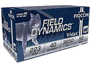 Fiocchi 223FHVB 223 Rem 40gr V-Max 200rd Case