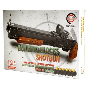 Remington CBGBB2 Building Blocks Shotgun, 21" Black/Brown, 863 Pieces