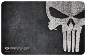 TekMat TEKR17PUNISHER Cleaning Mat 11"x17" Rubber Black/White