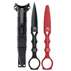 Benchmade 176BK-COMBO Dagger Double Edge 3.22" with Trainer & Sheath