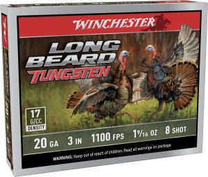 Winchester Long Beard TS17 20GA 3in 1-9/16oz #8 Tungsten 5rd