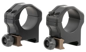 Christensen Arms PRSR-X2 1 In Medium Scope Rings Black Anodized