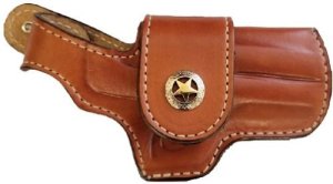 Bond Arms Driving Holster Right-Hand Thumbsnap Leather Tan