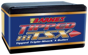 Barnes Bullets Tipped TSX 30430 .338 Cal 225gr Boat Tail 50/Box