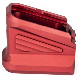 ZEV Technologies BPADEXTGLK5R Glock Magazine Basepad Red +5