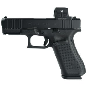 Glock V-Series Optic Ready Model 45 Handgun 9mm Luger 17rd Magazines(3) 3.7 Barrel Black Cerakote Vortex Defender Optic Austria