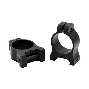 Warne V400M Vapor Scope Ring Set Matte Black Aluminum 1" Low Picatinny