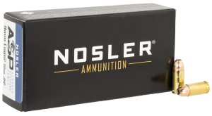Nosler 51017 9mm Luger 115 Grain Jacketed Hollow Point 50 Rounds