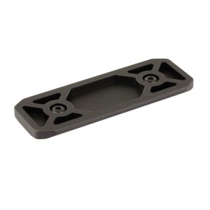 Warne M-LOK Rail Black 4 in. ARCA Rail w/ M-LOK interface