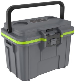 Pelican 8QT Elite Cooler Gray Green 6-8 Can Capacity Insulated Design