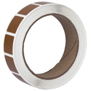 Action Target PASTBR Pasters Brown Adhesive Paper 7/8" 1000 Per Roll