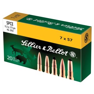Sellier & Bellot SB757C 7x57mm 173gr Soft Point 20 Rounds
